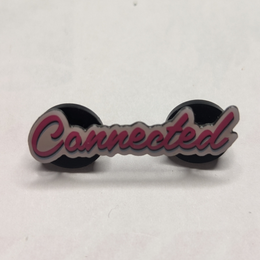 Pink Connected Cannabis Co Pin